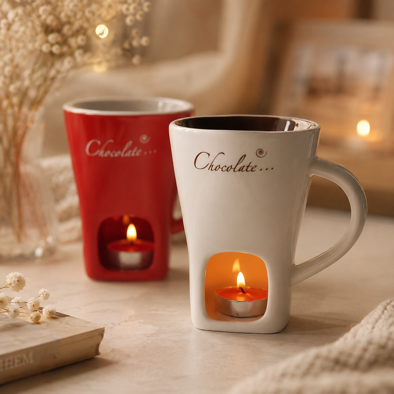 Glühtasse™ - Tasse mit Kerzenfach