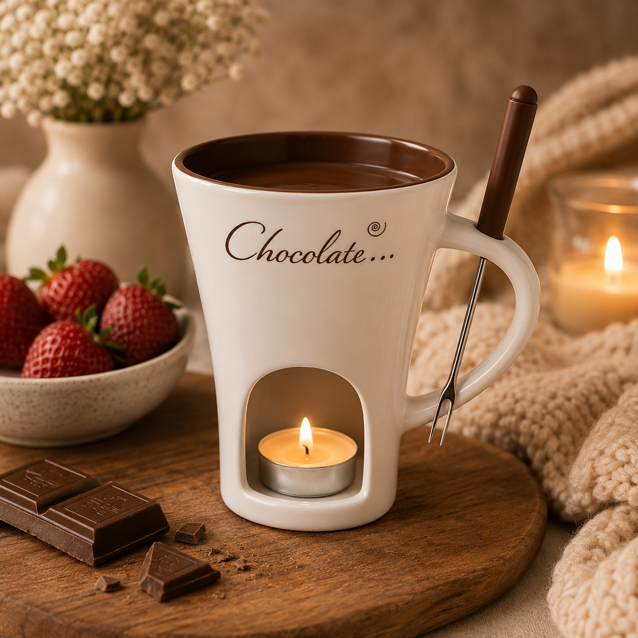 Glühtasse™ - Tasse mit Kerzenfach