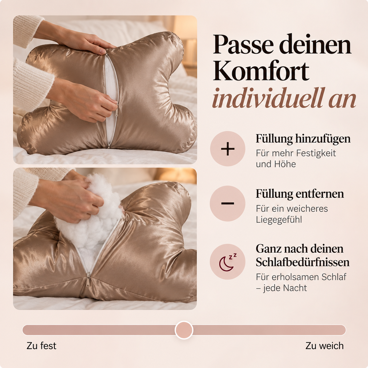 Veluna™ Beauty Sleep Kissen