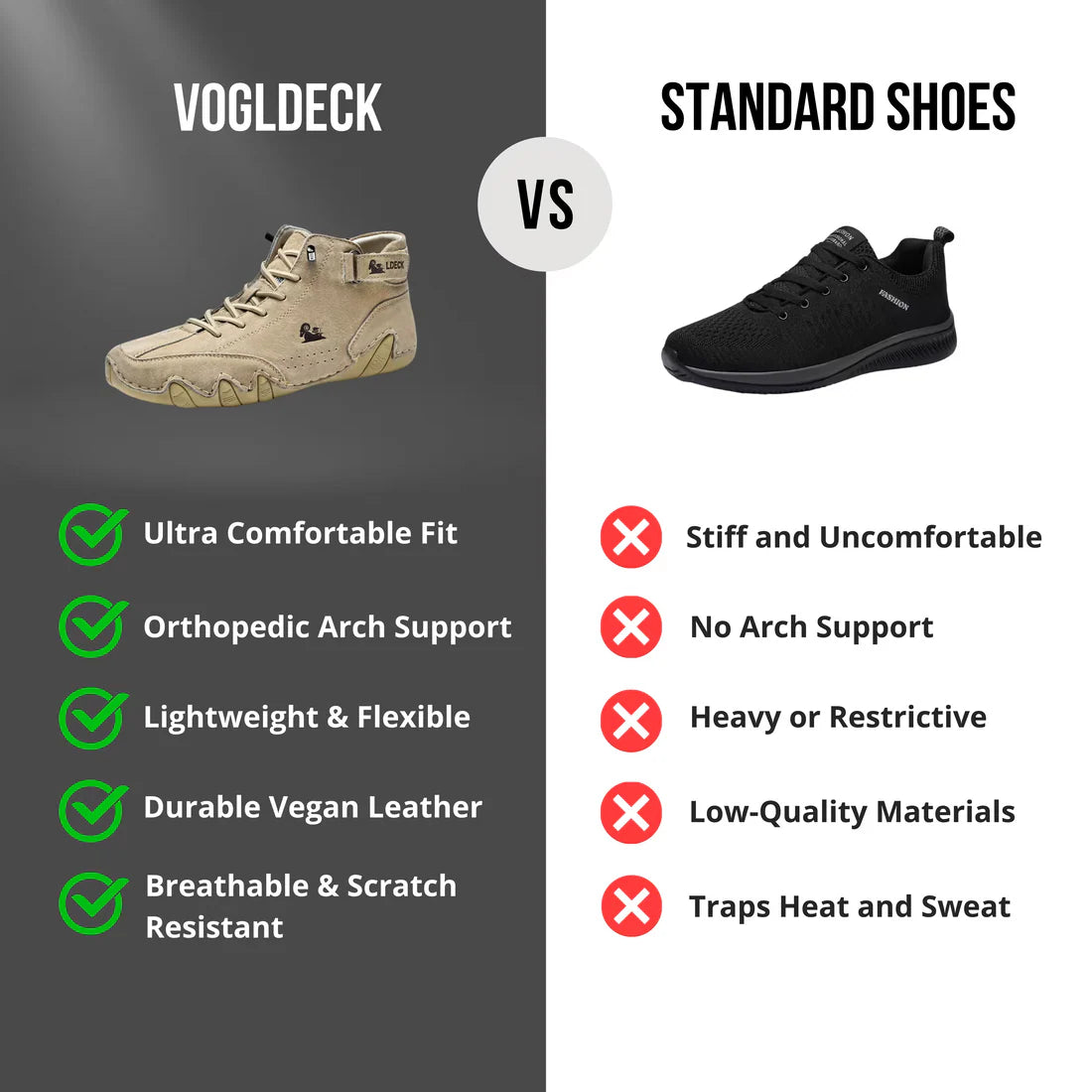 AirStride - atmungsaktiver & orthopädischer Schuh